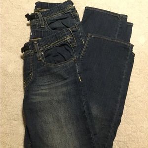 2 Pairs Levis Boys Size 10 Denizen Jeans